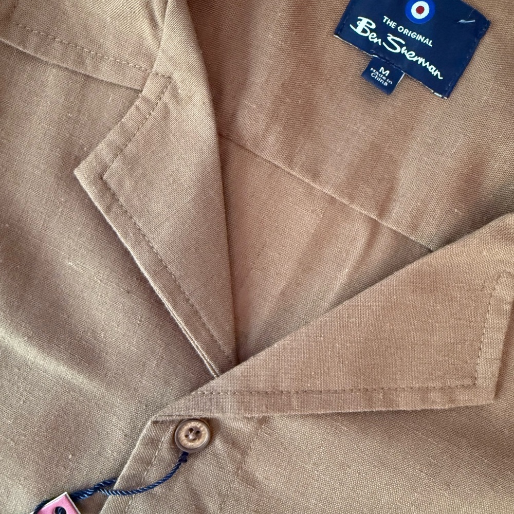 Ben Sherman Brown Casual Button Down Shirt - Picture 2 of 4